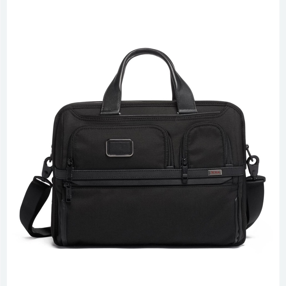 Tumi Alpha Expandable Organizer Laptop Brief